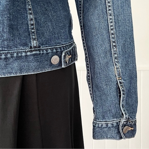 Gap Indigo 1969 Icon Denim Jacket Size S Tall - Picture 9 of 14